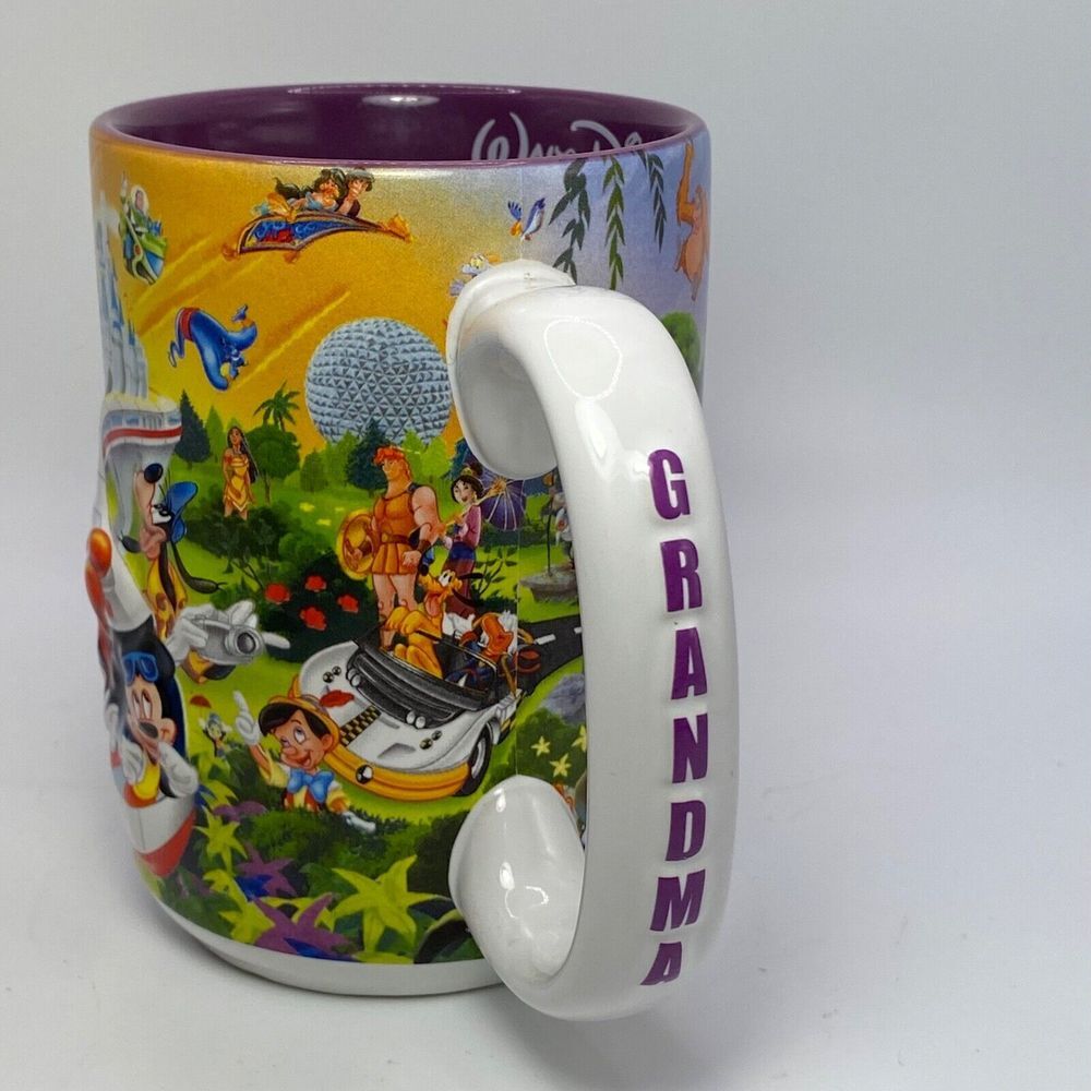 Walt Disney World Grandma Coffee Tea Mug 16oz Authentic Disney‎ Parks Mickey